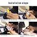 Car Door LED Logo Projector Light,Homose Ghost Shadow Welcome Lights Symbol Emblem Courtesy Step Lights Ground Lamp Kit (For BMW 2 Pack)