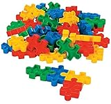 Fun Express Puzzle-Shaped Block Set (50 Pcs) 2 1/4