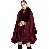 Old DIrd Elegant Faux Fox Fur Collar Knitted Cardigan Shawl Bride Wedding Party Shawl Cloak Coat