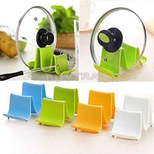 jennyyang059 store Popular Cheap Pot Pan Spoon Lid Storage Stand Holder Rack Utensil Cooking Tool Kitchen Wave
