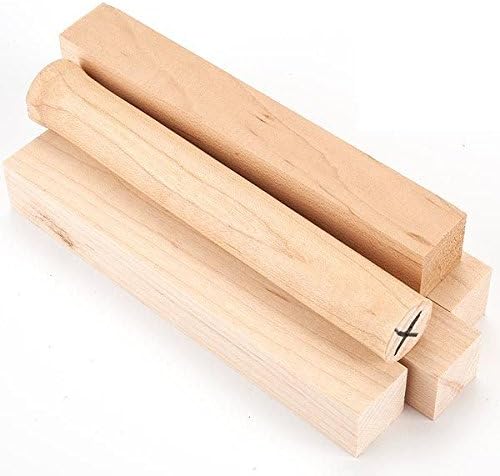 Maple Pen Blank 3/4" x 3/4" x 5" 5-piece