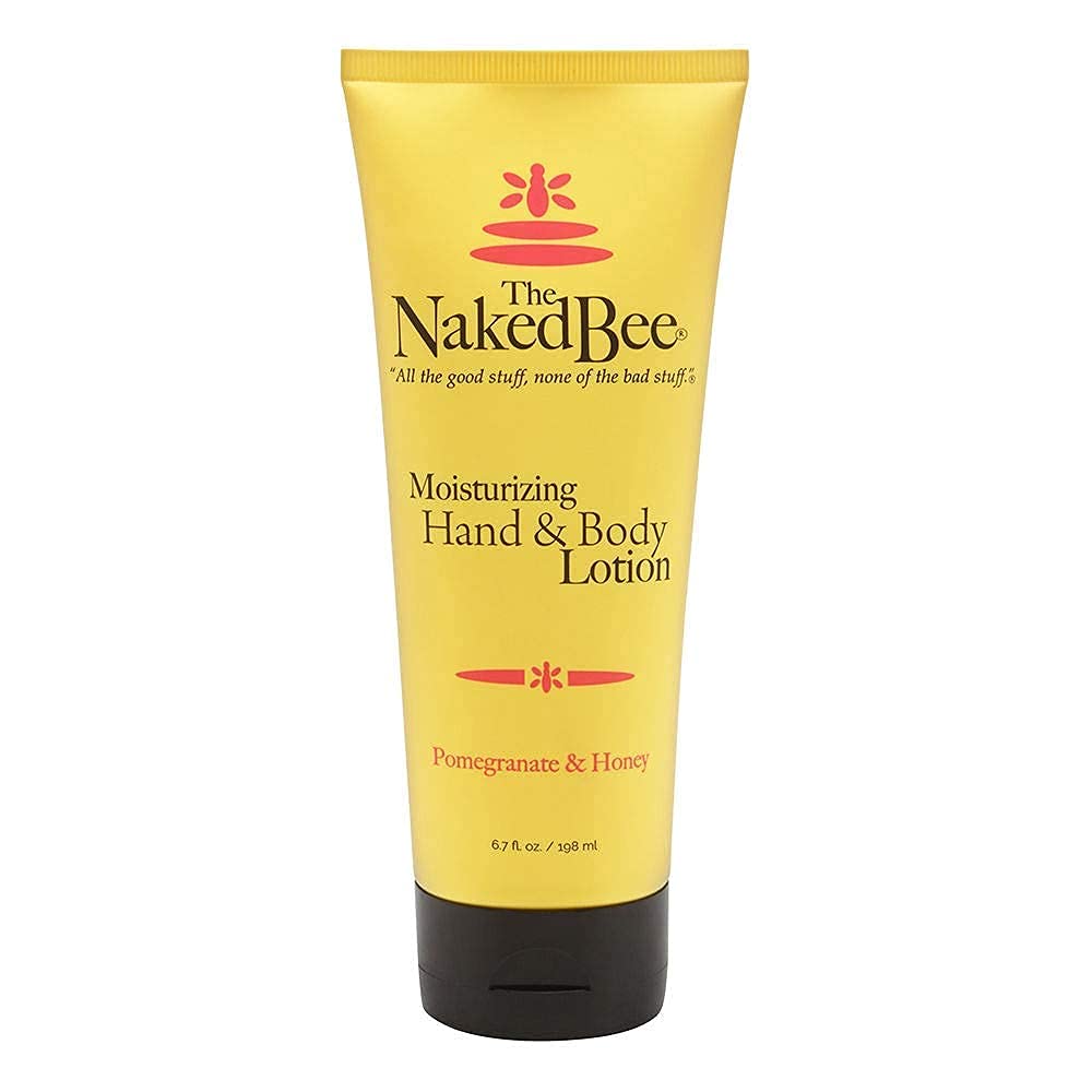 The Naked Bee Orange Blossom Honey Restoration Foot Balm, 2 Oz - 2 Pack + Pomegranate & Honey, Hand and Body Lotion, 6.7 Fl Oz