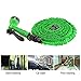 izery Garden Hose, Flexible Expandable Expanding Collapsible Garden & Lawn Water Hose with Free 7-Way Spray Nozzle for Car Wash Cleaning Watering Lawn Garden Plants (Green) (25ft)