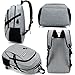 Trustbag A-001 College, Business Slim Laptop Backpack, Anti-Theft Water Resistant Computer with USB Charging Port, Lightweight Travel Bag, Fits 15.6