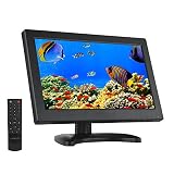 Eyoyo 12 Inch 16:9 Mini TFT LCD HDMI HD Monitor Screen 1366x768 Resolution with HDMI VGA BNC AV Input for PC Display
