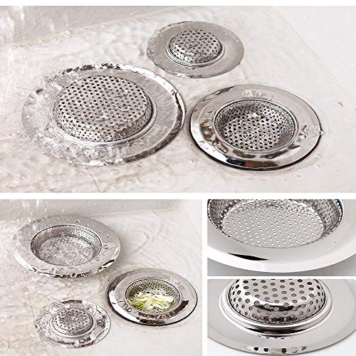 image for Feeke Teklingo Hair Catcher Shower Drain(3 Pack), Bathtub Drain Cover,