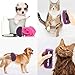 Famobest Dog Brush & Cat Brush, Soft Silicone Dog Grooming Brush, Pet Bath & Massage Brush for Cats and Dogs with Short or Long Hair, Cat Slicker Shedding Hair Brush for All Pet Sizes Purple
