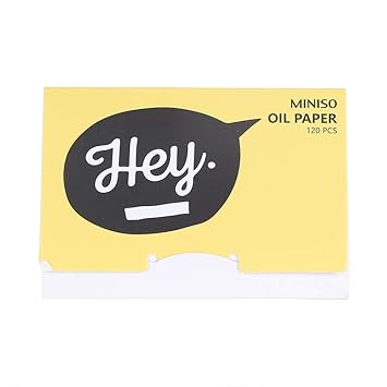 MINISO Blotting Papers/Sheets For Oily Skin, Oil Absorbing Sheets For Face Oil Control Tissue ?120 Sheets?