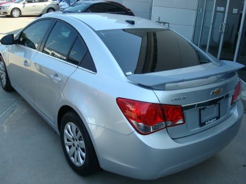 Elite ABS307A-L6-WA636R Chevrolet Cruze 2011 Plus 2 Post Sport Style Spoiler Lighted Painted44; Silver Ice Metallic