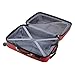 New 3 Pcs Luggage Travel Set Bag ABS Trolley Suitcase (Red)