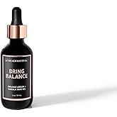 The Beachwaver Co. Bring Balance Organic Argan & Marula Hair Oil (2 Oz) | Vegan, Fragrance-Free Hair Oil Treatment | Only 5 Ingredients: Marula, Jojoba, Black Cumin, Sunflower & Argan Oils