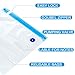 Sous Vide Bags Kit for Anova Cookers-25 Reuseble Food Vacuum Sealed Bags, Sous Vide Cooker Practical for Food Storage and Cooking, 2 Hand Pump, 2 Bag Sealing Clips and 4 Sous Vide Clips, Easy to Use