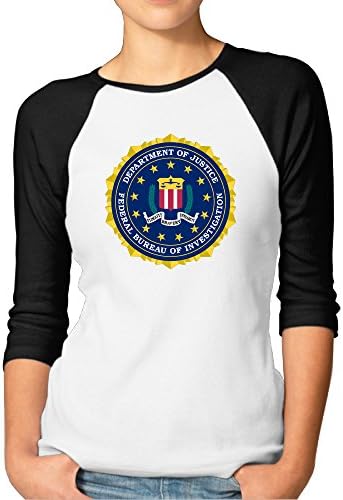 Women's FBI Logo Federal Bureau Of Investigation Baseball Jerseys Baseball Shirts