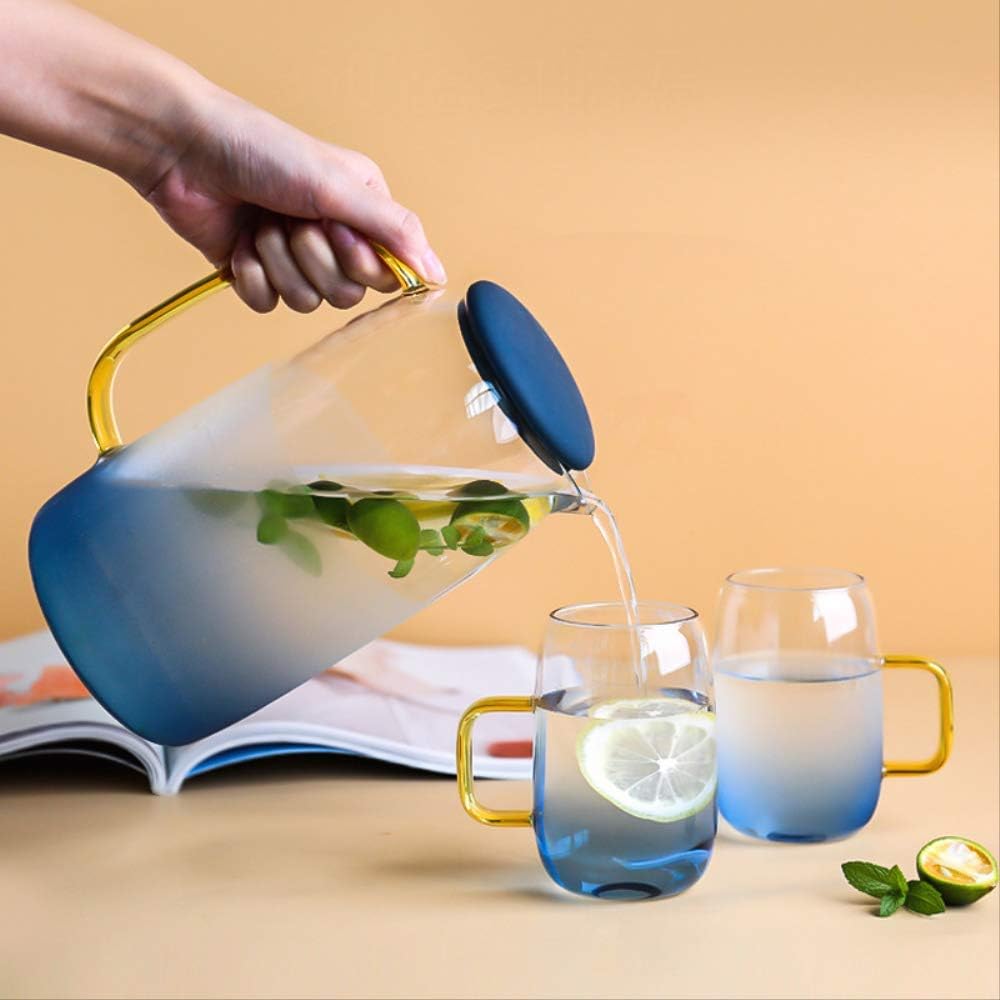 BAJIE Coffee Cup1500Ml Nuevo Juego de Tetera de Vidrio de borosilicato