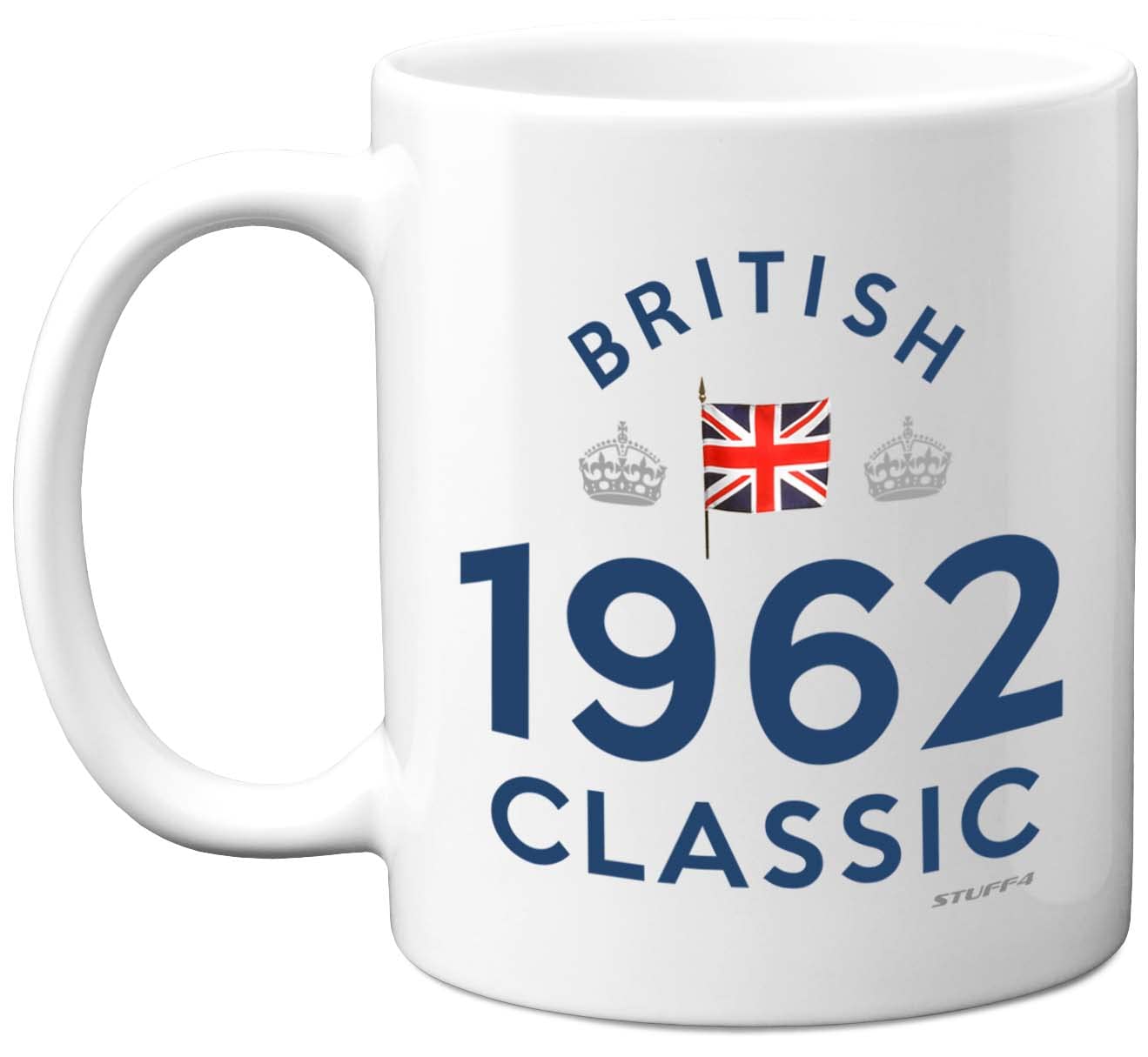 Stuff4 63rd Birthday Gifts for Men Women - 1962 British Classic Coffee Mug - Best Friend Mug for Birthday Presents Christmas, 63 Birthday Keepsake for Him Her, 11oz Ceramic Dishwasher Safe Mugs