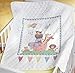Janlynn Noah's Ark Baby Quilt Stmd X-Stitch Kit-34 Inch X43 Inch  ~ Janlynn 