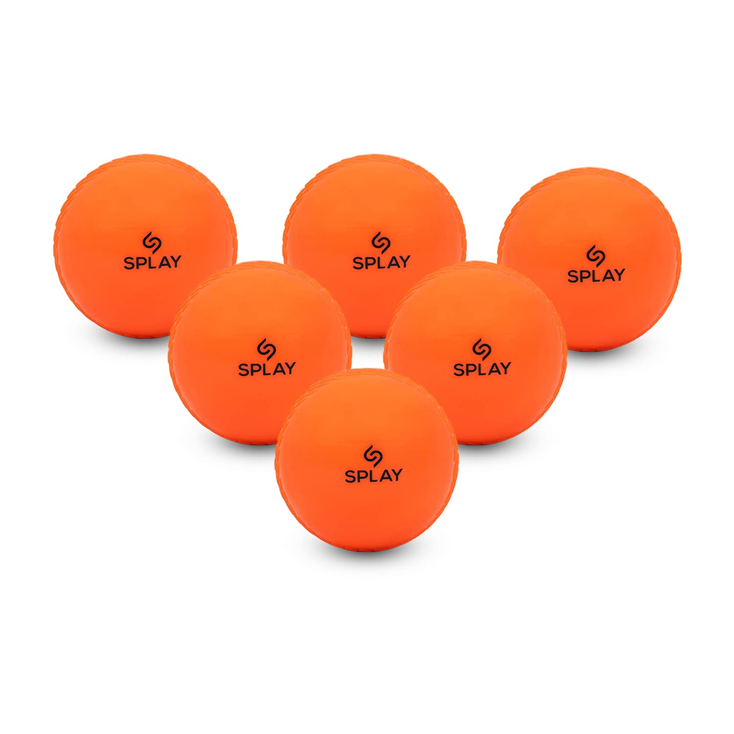 Splay PU Cricket Windball - Orange Senior (6 Pack)
