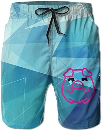 Shortst Cute Pig Men's Print Casual Swim Trunk Swimwear Boardshorts