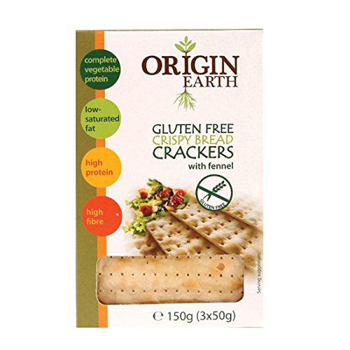 Origin Earth | Gluten Free Crackers Fennel | 2 x 150g