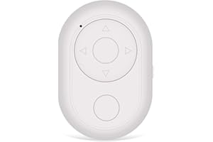 SEIHOO Bluetooth Phone Remote & Page Turner Control - Can Also Use to Scroll Videos for Tiktok and Control to Play/Pause The Video - It Can Work with Most Cellphones/Tablets (Andriod 8.0+ and iOS 13.0+)