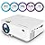 DBPOWER Upgraded Mini Projector, 176'' Display 3000L Full HD LED Movie Projector, 50,000 Hours Lamp Life Home Theater Video Projector with HDMI Cable, Support 1080P/USB/TF/VGA/AV/TV/Laptop/Phone/Game