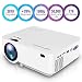 DBPOWER Upgraded Mini Projector, 176'' Display 3000L Full HD LED Movie Projector, 50,000 Hours Lamp Life Home Theater Video Projector with HDMI Cable, Support 1080P/USB/TF/VGA/AV/TV/Laptop/Phone/Game