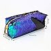 MHJY Mermaid Sequin Pencil Case Cosmetic Bag Magic Reversible Sequins Makeup Bag Pencil Pouch Glitter Handbag