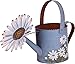 Attraction Design Antique Finish Spring Decorative Watering Can (Blue)