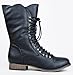 Breckelle's GEORGIA-84 / 24 / 34 Women Military Style Lace Up Mid Calf Combat Fighting Boot