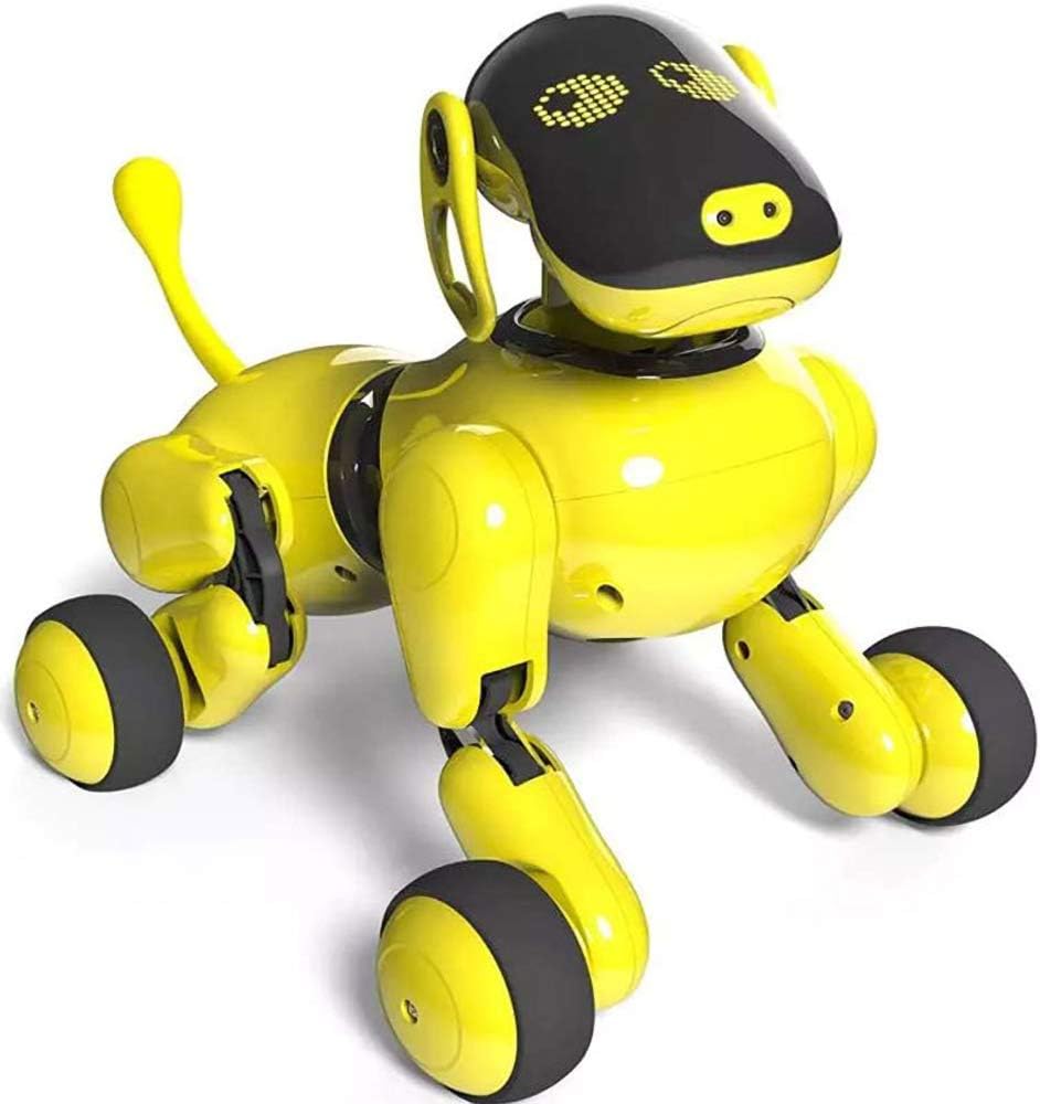 ACOC Electronic Pet, Robot Dog Toy, Have Follow-Up Function, Sing And Dance Electronic Robot Dog Pet Toy Smart Kids Interactive Walking Sound Puppy with LED Light Educational Toy Gift for Kids
