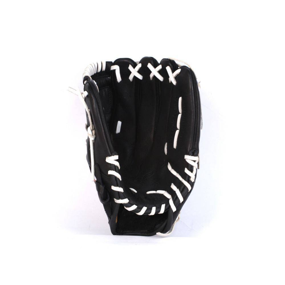 GL-125 RH Competition baseball glove, genuine leather, outfield 12.5', Black (Right-hand glove for left-handers)