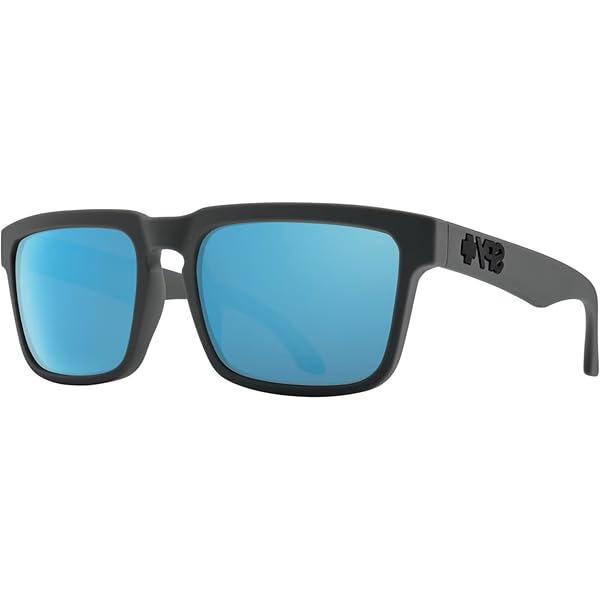 SPY Discord Sunglasses For Men - Rectangle Frame With Happy Lens Tech + Eyewear Care Kit