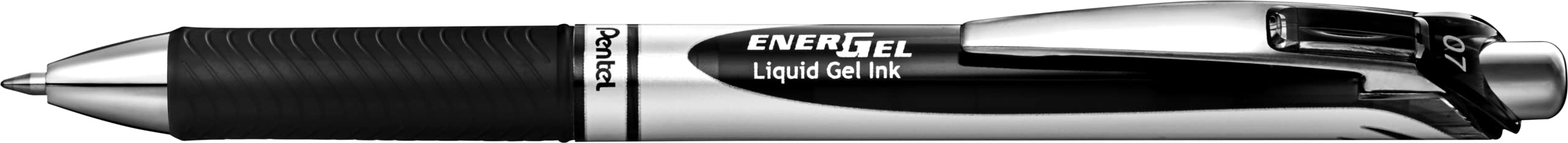 Pentel Energel XM BL77 - Retractable Liquid Gel Ink Pen - 0.7mm - 54% Recycled - Black — image 1
