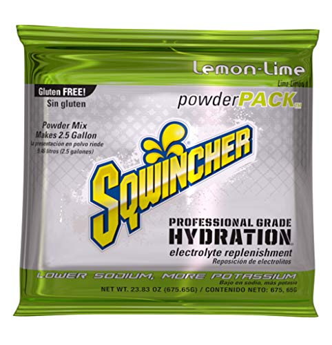 Sqwincher 016044-AS 23.83 Ounce Powder Pack Instant Powder Concentrate Packet Assorted Flavors Electrolyte Drink - Yields 2.5 Gallons (32 Packets Per Case)