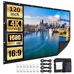 120 inch Projector Screen with Stand,2025