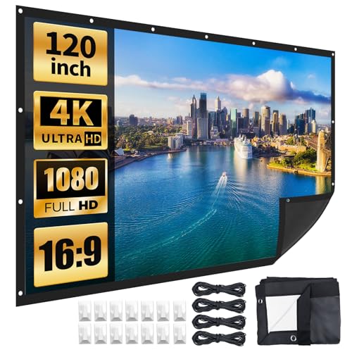 120 inch Projector Screen with Stand,2025