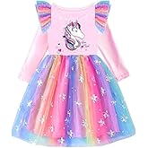 VIKITA Girls Dresses Winter Party Tutu Dress for 2-12 Years Kids