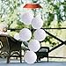 Wind Chimes Outdoor,Solar Color Changing LED Light Lamp Six Balls Mobile Romantic Wind-Bell for Home, Party, Festival Decor, Night Patio Yard Garden Decoration(Crystal Ball)