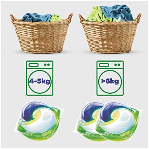Detergente líquido multifuncional ariel em cápsulas/pastilhas, 70 lavagens, original, sabão 5 ações para uma limpeza brilhante a frio