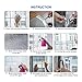 bofeifs One Way Window-Film (23.6 Inch x 7.54Feet) Mirror Film Reflective Window Film Self-Adhesive Solar Control Glass Film,Silver