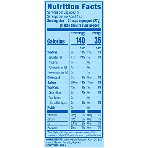 Pop Secret Jumbo Pop Butter Popcorn, 6Count Box Pricepulse