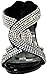 JJF Shoes Angel-37 Kids Black Little Girls Bling Rhinestone Platform Dress Heels Sandals-1
