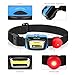 Albrillo LED Headlamp with Red Light Option, 5 Modes Waterproof Headlight, Battery Powered Helmet Light for Camping Hiking Running Hunting