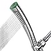 YOO.MEE LED Thermometer Handheld Shower Heads, Water Powered Light to Display Fahrenheit, Special for Skin Showering, Child and Pet Shower, Shower Accessories w/ 79'' Hose, Bracket, Polished Chrome