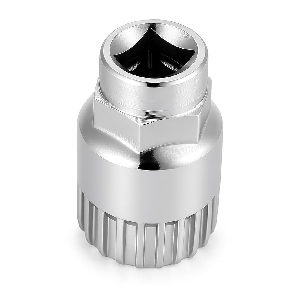 Alomejor Bottom Bracket Remover,20 Teeth precise extraction Crank Extractor durable bicycle tool for mountain bikers road cyclists home mechanics bike shop repairs