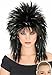 Rubie's Rock Diva Rockstar Wig and Wig Cap Black