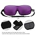 3D Sleep Mask (New Design by Xawy with 2 Pack) Eye Mask for Sleeping - Contoured Eyemask Silk - Blindfold Airplane with Ear Plugs,Travel Pouch - Best Night Blinder Eyeshade for Men Women Kids