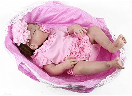 Sorliva 55cm Real Life Reborn Baby Doll Full Body Soft Vinyl Silicone Baby Doll Gift