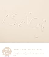 YSAGi Non-Slip Desk Pad Waterproof PVC Leather 60x35 cm Beige view 4