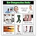 Leg Compression Socks for Women & Men Sports Running & Recovery Medical - Shin Splint from LU&BA 20-30 mmHg knee high socks – 1 PAIR